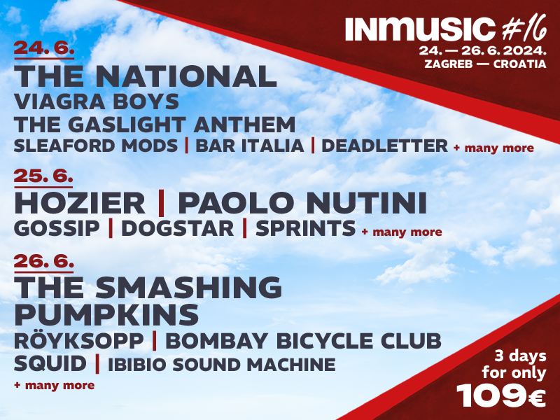 Objavljena potpuna satnica INmusic festivala #16!