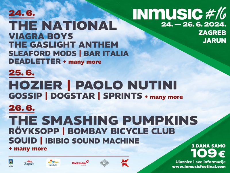 Sve je spremno za tri dana glazbenog spektakla na INmusic festivalu #16!