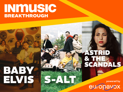BABY ELVIS, s-alt, and Astrid &amp; The Scandals join the INmusic festival #16 line-up!